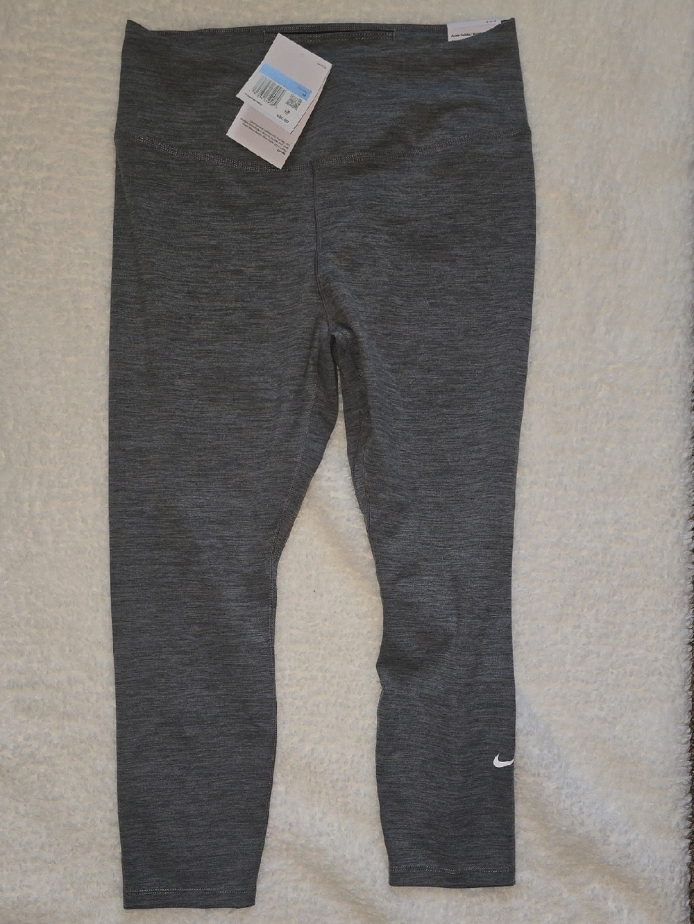 Nike Gray Heather Athletic Leggings